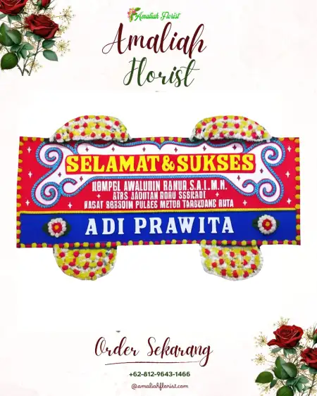 Papan Bunga Ucapan Selamat Agimuga